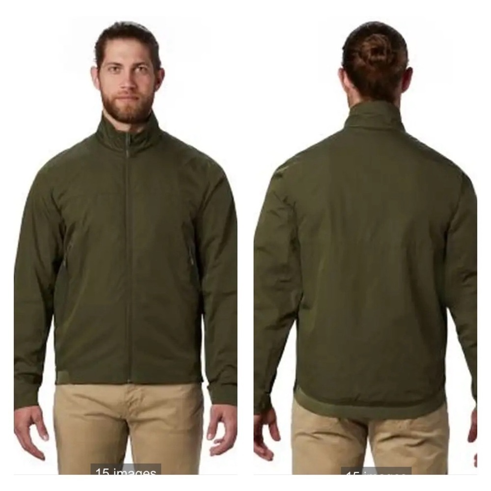 Mountain Hardwear Men's Small Boultway Jacket Army Green